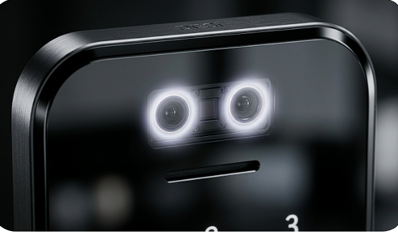 3D Face ID camera with dual IR sensors